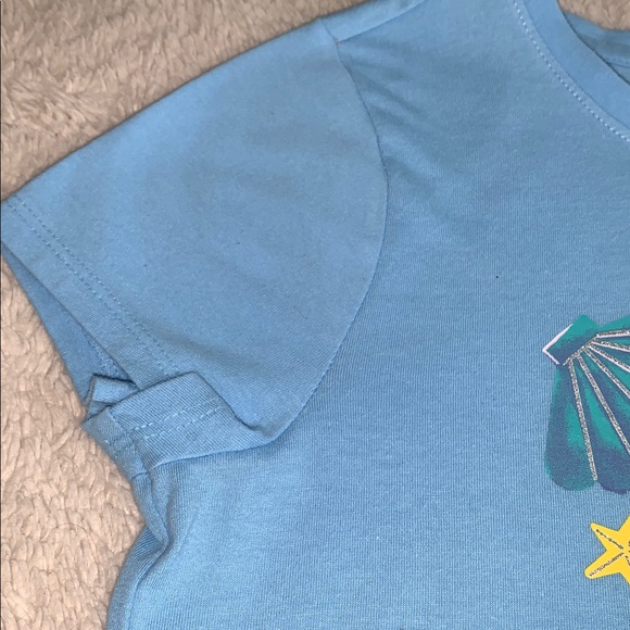 Cat & Jack Sea Life Blue T-shirt EUC Medium 8 - Picture 3 of 8